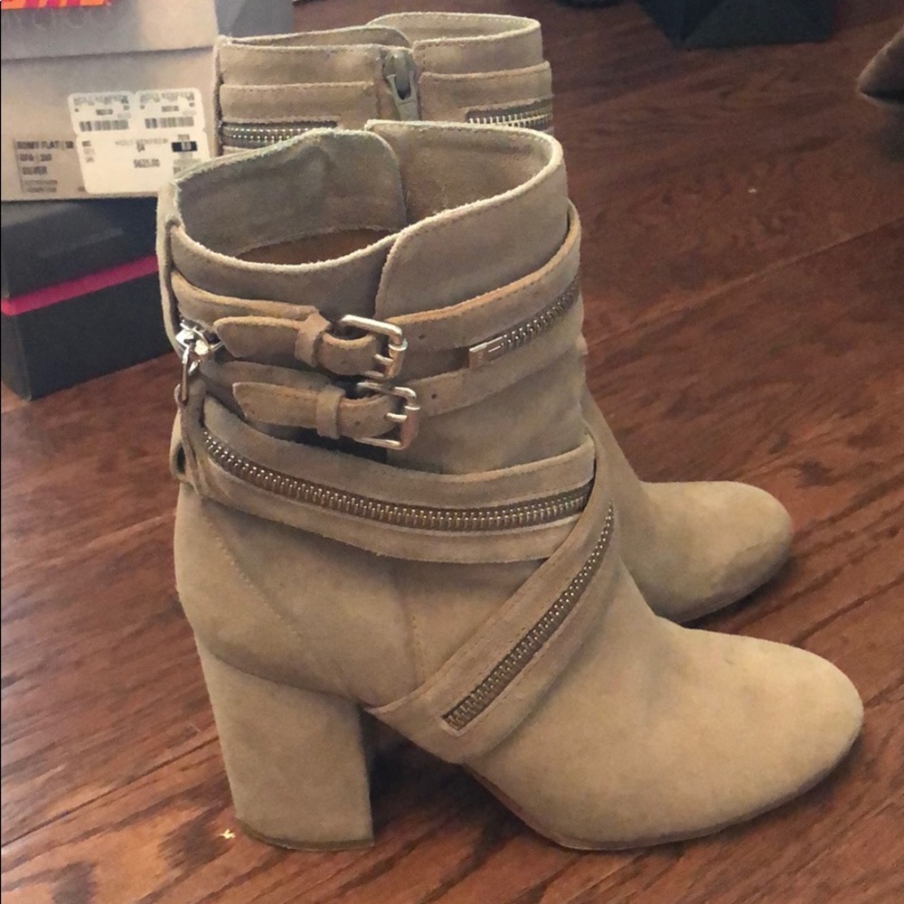 Vince Camuto suede booties